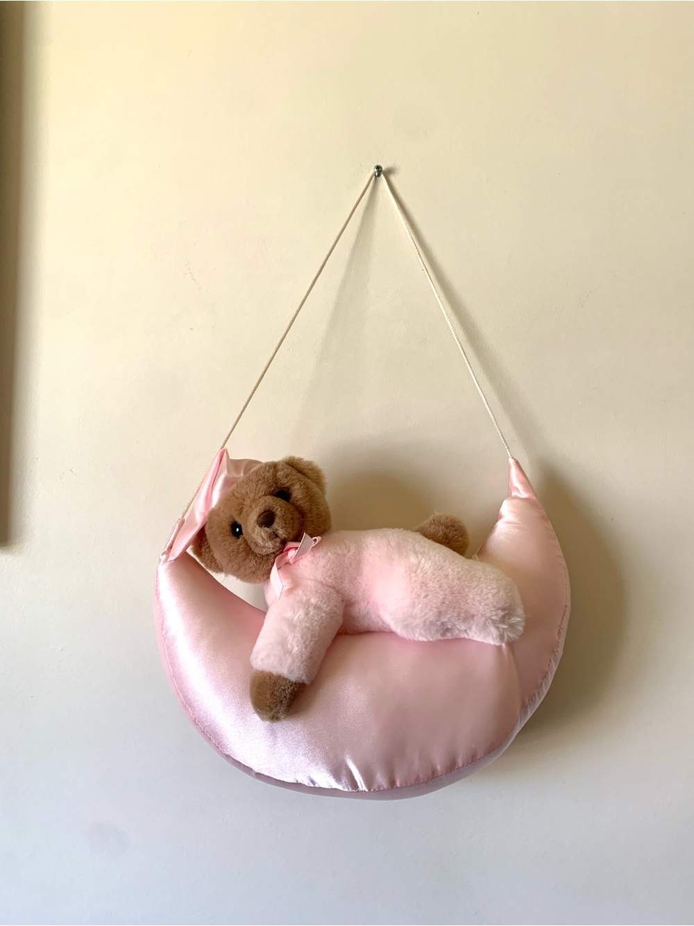 Vintage 90’s Baby Pinky Teddy Bear Wall Decor